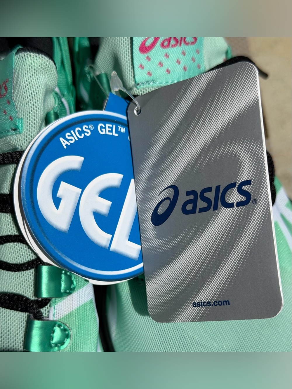 New ASICS Gel-Fit Sana Training Shoes in Mint/White/Black Size 7 - Picture 5 of 9